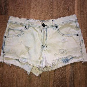 Free People Jean shorts